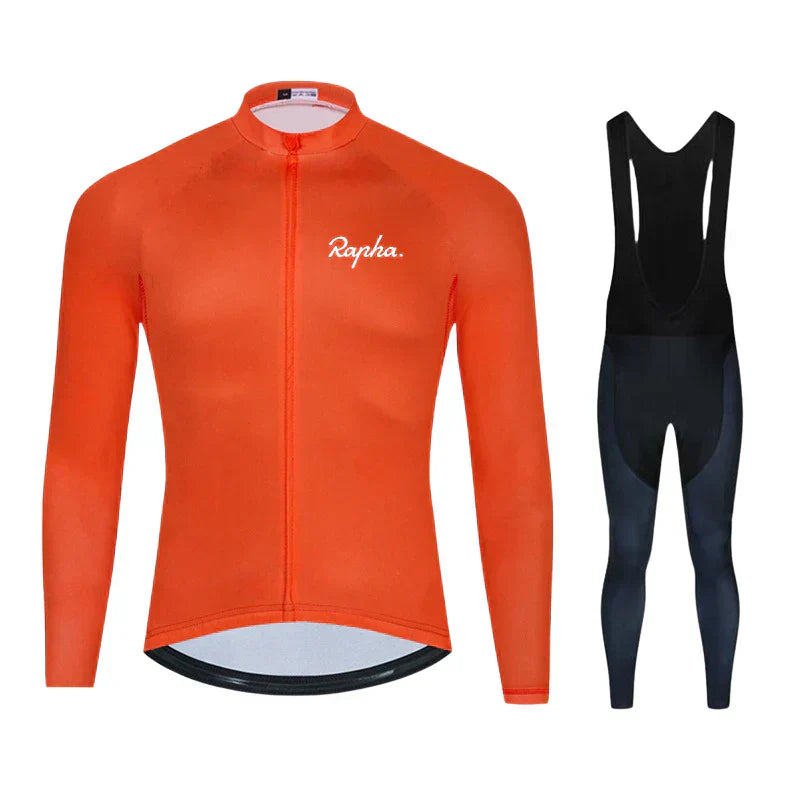 Rapha | Ensemble de cyclisme professionnel à manches longues – Version avec doublure en polaire
