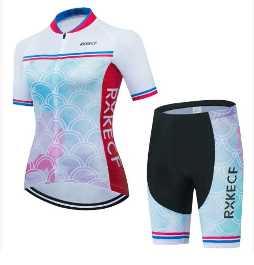 BORA ensemble vélo femme : maillot respirant et culotte