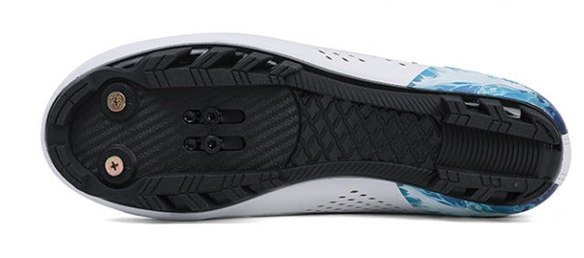 Chaussures de vélo de route avec semelle antidérapante | Semelle pour pédales à clip