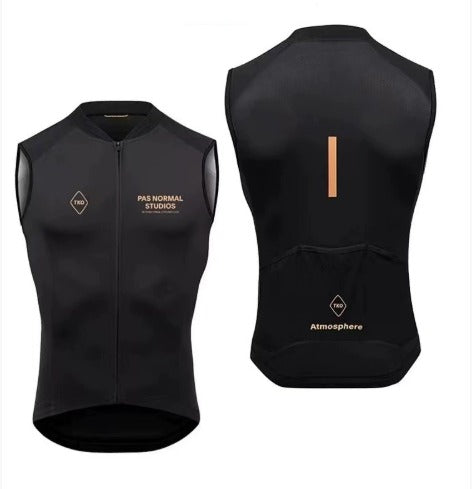 Gilet de cyclisme sur route | respirant, coupe-vent et léger