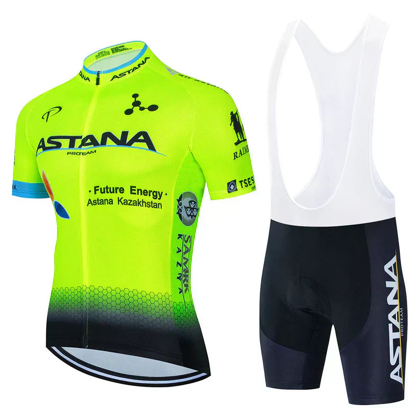 Astana | Ensemble de vêtements pour coureurs professionnels