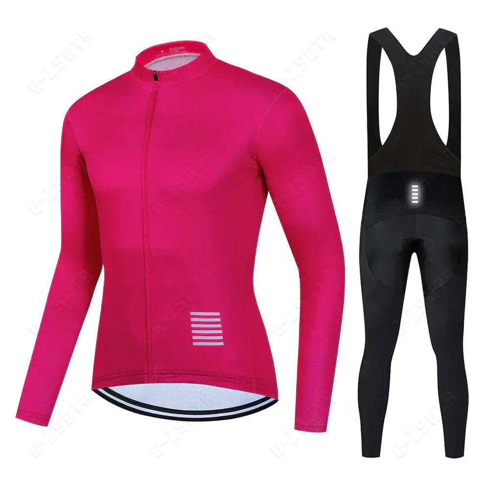 Vêtements de cyclisme professionnels à manches longues
