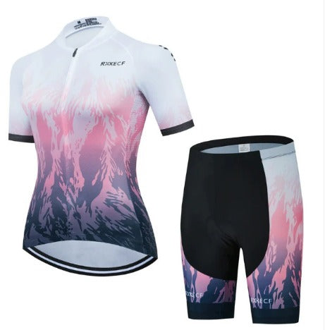 BORA ensemble vélo femme : maillot respirant et culotte