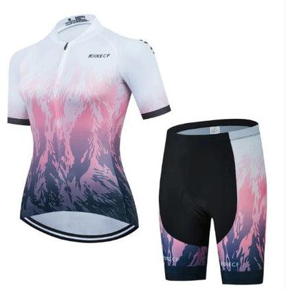 BORA ensemble vélo femme : maillot respirant et culotte