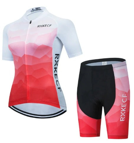 BORA ensemble vélo femme : maillot respirant et culotte
