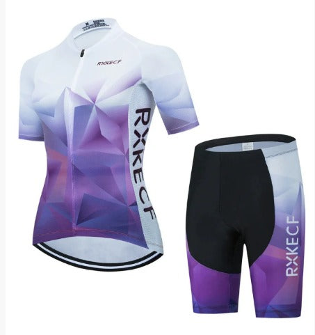BORA ensemble vélo femme : maillot respirant et culotte
