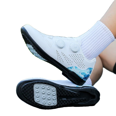 Chaussures de vélo de route avec semelle antidérapante | Semelle pour pédales à clip