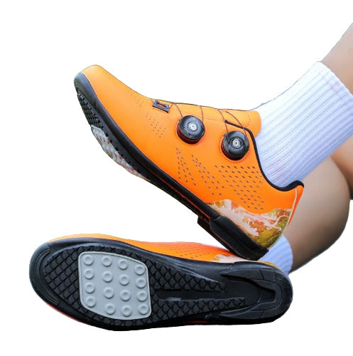 Chaussures de vélo de route avec semelle antidérapante | Semelle pour pédales à clip