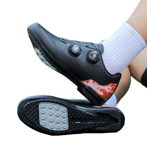 Chaussures de vélo de route avec semelle antidérapante | Semelle pour pédales à clip