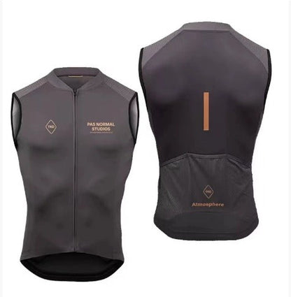 Gilet de cyclisme sur route | respirant, coupe-vent et léger