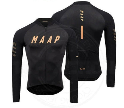 MAAP maillot de cyclisme à manches longues | confort doux à porter et séchage rapide