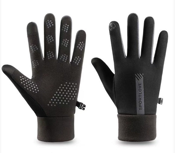 Gants de cyclisme pour l'automne et l'hiver | Étanches, coupe-vent et compatibles avec les écrans tactiles