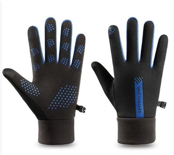 Gants de cyclisme pour l'automne et l'hiver | Étanches, coupe-vent et compatibles avec les écrans tactiles