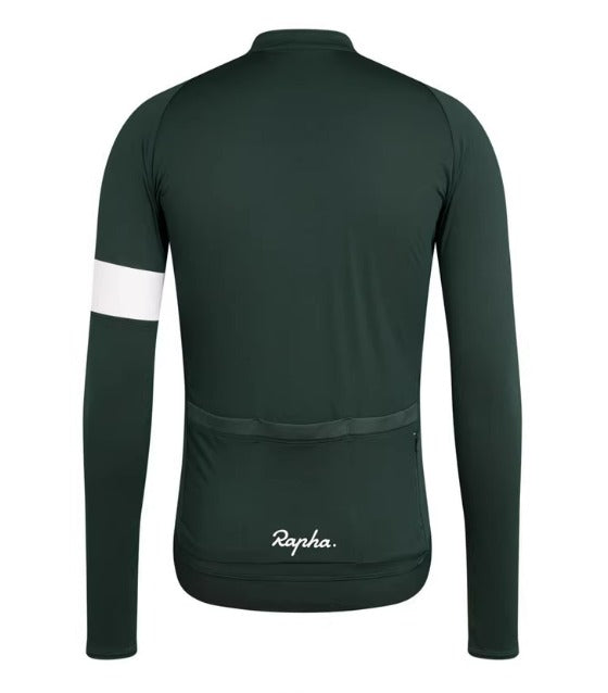 Maillot unisexe Rapha | Manches longues avec doublure polaire pour le cyclisme