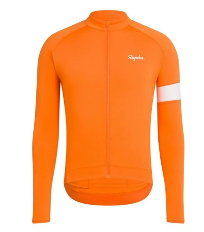 Maillot unisexe Rapha | Manches longues avec doublure polaire pour le cyclisme