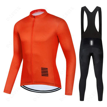 Ensemble de vêtements de cyclisme à manches longues