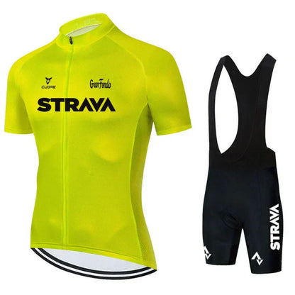 Strava | Ensemble de vêtements de cyclisme professionnels