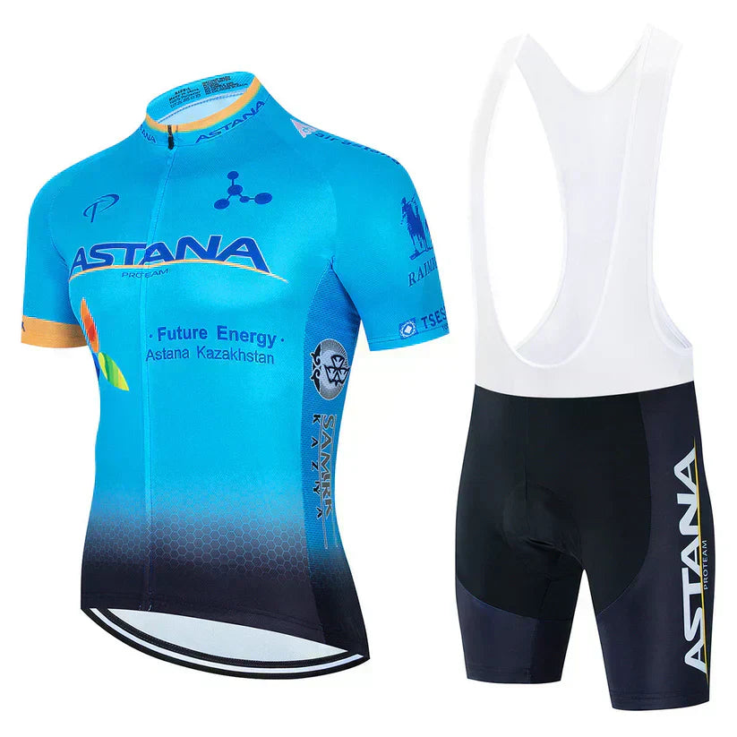 Astana | Ensemble de vêtements pour coureurs professionnels