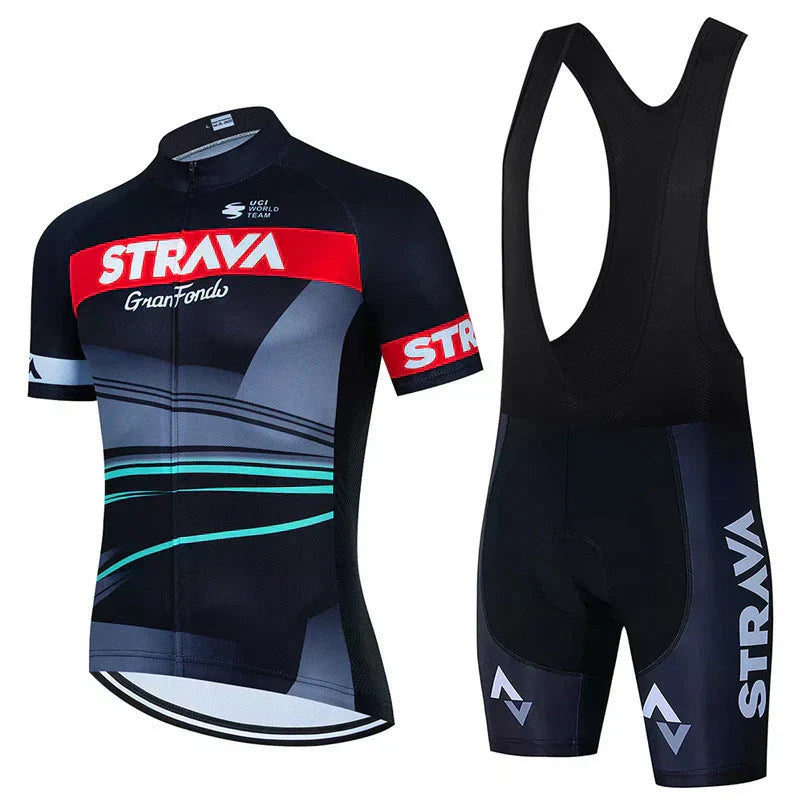 Strava | Ensemble de vêtements de cyclisme professionnels
