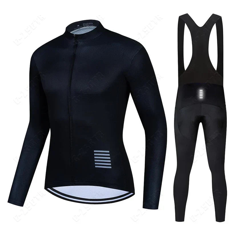 Ensemble de vêtements de cyclisme à manches longues