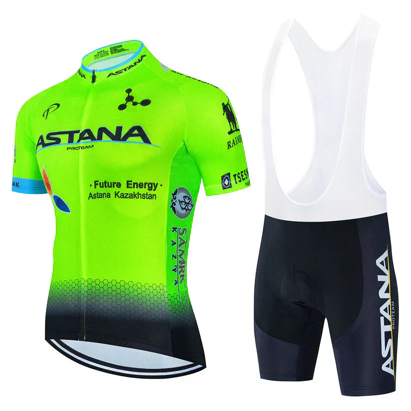 Astana | Ensemble de vêtements pour coureurs professionnels