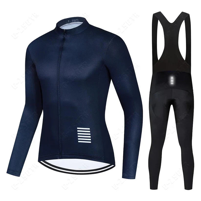 Ensemble de vêtements de cyclisme à manches longues