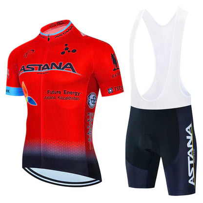 Astana | Ensemble de vêtements pour coureurs professionnels