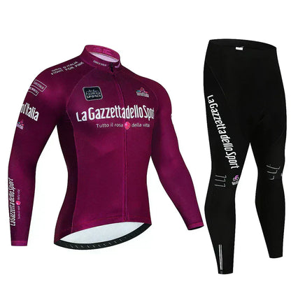 Giro d'Italia | Maillot de cyclisme à manches longues professionnel